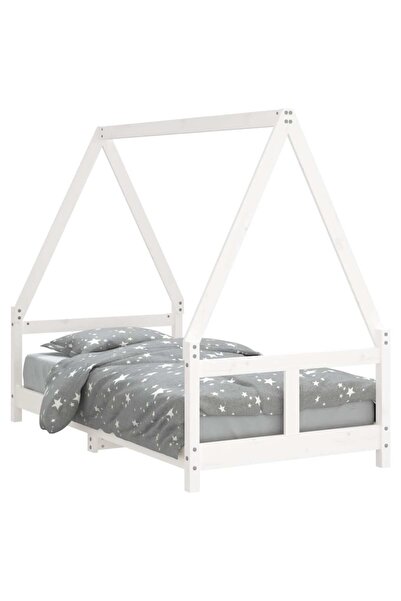 vidaxl Cadru de pat pentru copii, 80x160 cm, lemn masiv de pin