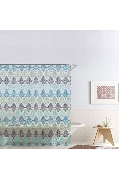 OEM Perdea de Duș pentru Baie, PEVA, Multicolor, Model Royal Tiles, Rezistent...