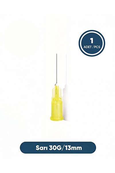 Genject 30G (0.82mm) 13mm, Sarı Enjektör Ucu 1 Ad./Pkt.