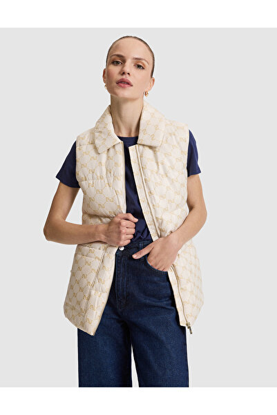 Pierre Cardin Vestă bej cu croială normală 50319948-VR011