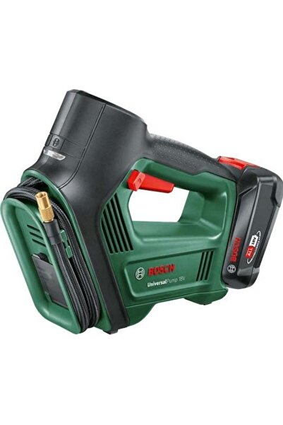 Bosch Pompă de aer fără fir UniversalPump 18V, 150 PSI, cu baterie de 2.0Ah ș...