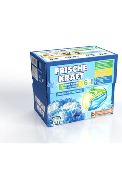 FRISCHER PROFESSIONAL Capsule automate de detergent pentru rufe, Frische kraf...