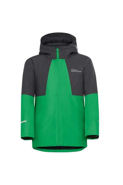 Jack Wolfskin Geacă pentru copii Actamic 2l Ins FW 2025-Negru/Verde-116