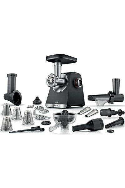 Bosch MFWS682B Meat Grinder, 2100W, 3.5 kg/min, 3 Discs, Tomato Juicer, Sausa...