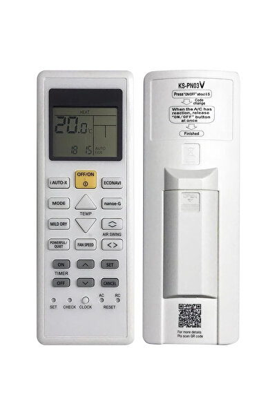 KNTECH KS-PN03V Telecomandă universală pentru aer condiționat PANASONIC, mode...