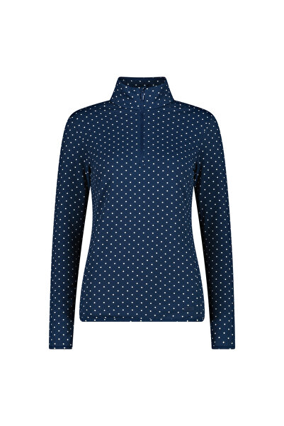 CMP Fleece de schi pentru femei cu jumătate de fermoar 34L4306-Albastru-38