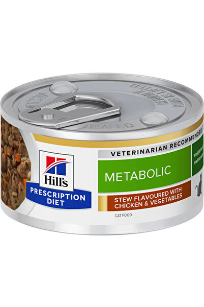 Hill's Hills Metabolic Tavuklu ve Sebzeli Kedi Güveç 82 gr X 6 ADET
