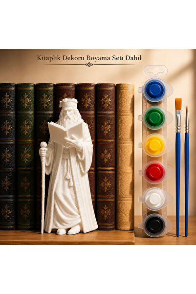Rapithwin Harry Potter DumbleDore Kitaplık Dekoru Boyama Seti Dahil