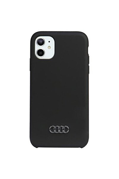 Audi Husă din silicon pentru iPhone 11, Xr 6.1 ", neagră, rigidă, AU-LSRIP11-...