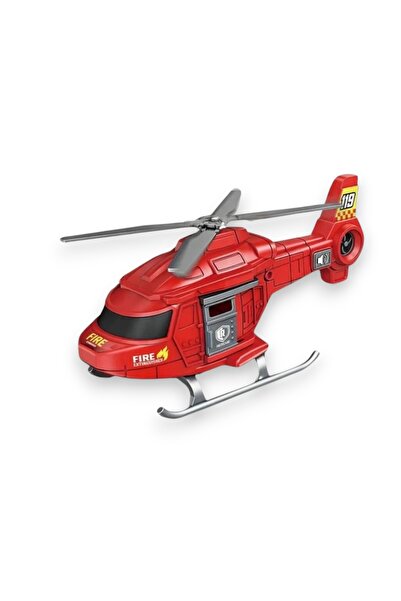 Avaleea Elicopter Rosu cu Muzica si Lumini, Zboara Sus si Lumineaza Tot, Juca...