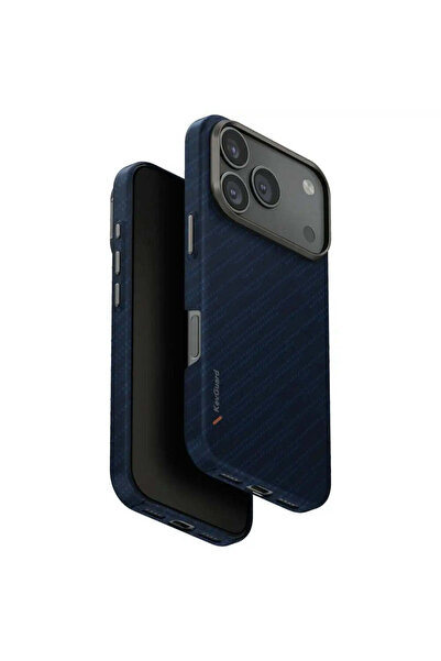 uniq Husă de încărcare Keva EDGE Magclick pentru iPhone 17 Pro - albastru