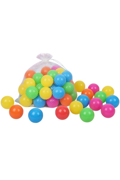 Avaleea Set 50 Bile Colorate Pentru Copii 5.5 cm, Bile Plastic Pentru Piscina...