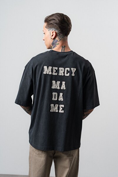 Respire Tricou supradimensionat Mercy, negru