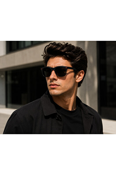 Verano Premium Siyah Güneş Gözlüğü UV400 Koruma Kadın Erkek Unisex