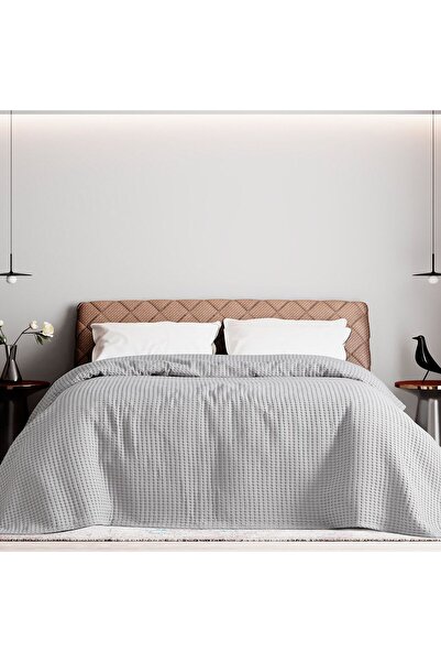 Beauty Home Πικέ υπέρδιπλη waffle Art 1990 Silver 230x240 Γκρι