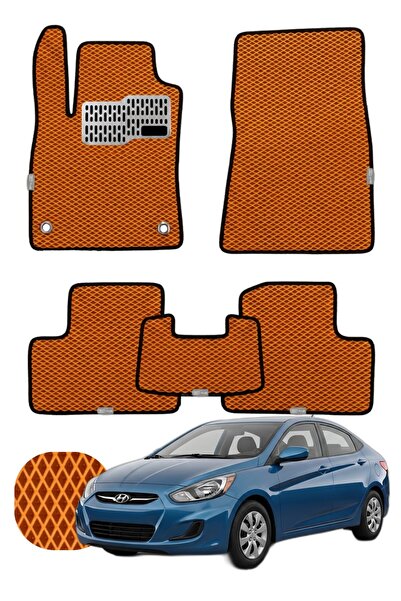 UNAL MAT Hyundai Accent Blue 2011-2018 Özelleştirilebilir Tam Set Premium EVA...