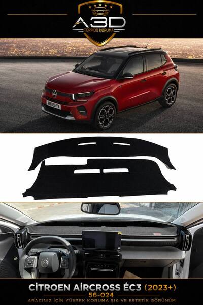 A3D TORPİDO KORUMA Citroen Ai̇rcross Éc3 (2023+) Front Chest Panel Dashboard ...