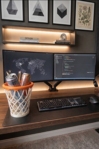 Deep Sweet Hopdesk Basketball Hoop Design Office Desktop Trash Can
