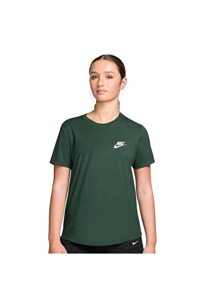 Nike Tricou sport de damă cu mânecă scurtă, esențial pentru club, XS