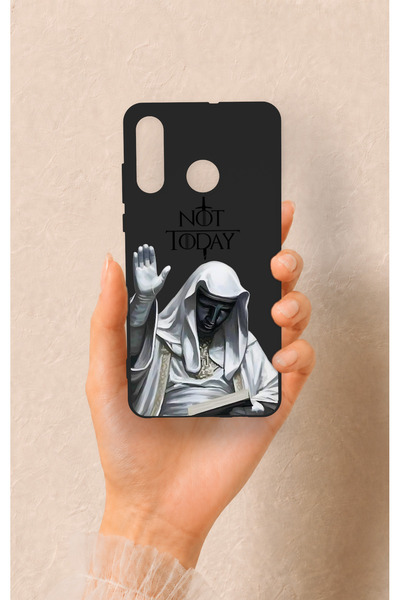 Vip Case Huawei P30 Lite Uyumlu Not Today Desenli Silikon Kılıf