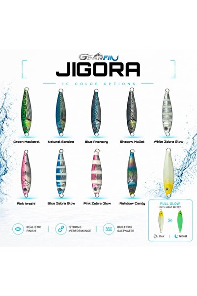 JIGORA 20 Gr Jig Yem | Natural Sardine