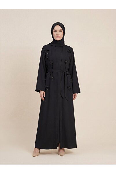 Beyza Giyim 9618 Güllü Abaya