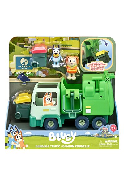 bluey Set de joaca cu 2 figurine, Bluey, Garbage Truck