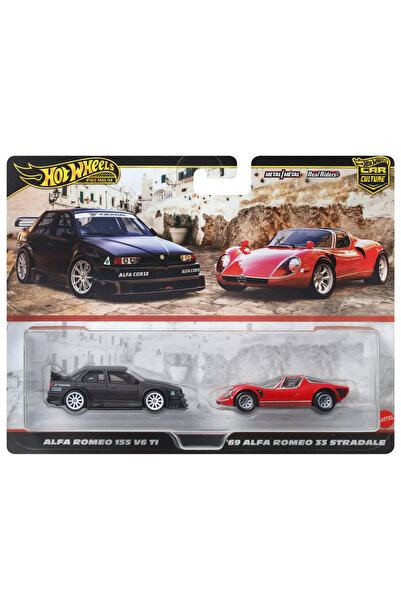 HOT WHEELS Set 2 masini metalice, Hot Wheels, Alfa Romeo 155 V6 Ti & Alfa Rom...