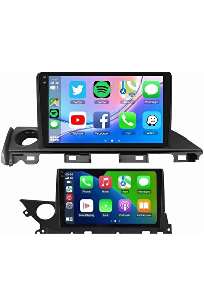Carplayer شاشة أندرويد لمازدا 6 موديل 2017-2023، 8 جيجابايت رام، 128 جيجابايت...