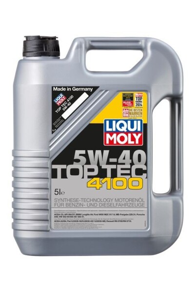 Liqui Moly Ulei motor 5W40 Top Tec 4100 , 5L