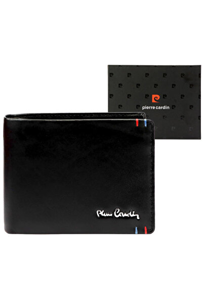 Pierre Cardin Portofel bărbătesc din piele cu RFID