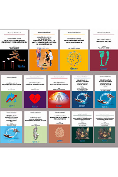 Hedef CS Yayıncılık Vakalarla Fizyoterapi ve Rehabilitasyon (14 KİTAP) - Vide...