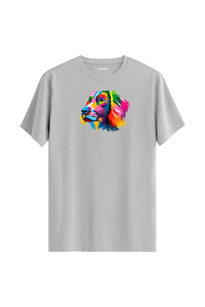 Colermi Colorful Milo Cocker Spaniel Dog Printed T-Shirt