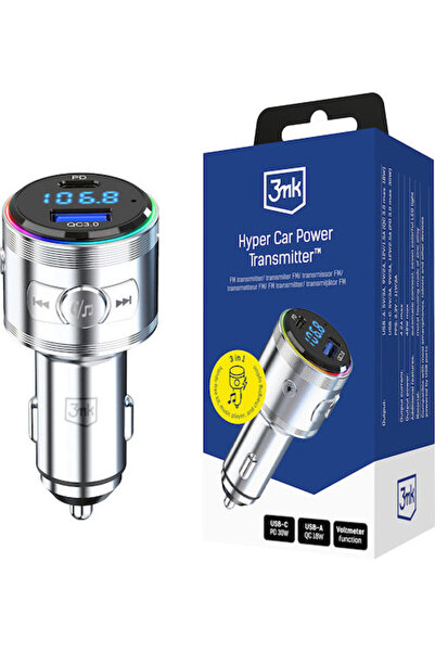 3MK Πομπός FM Αυτοκινήτου με USB / Bluetooth