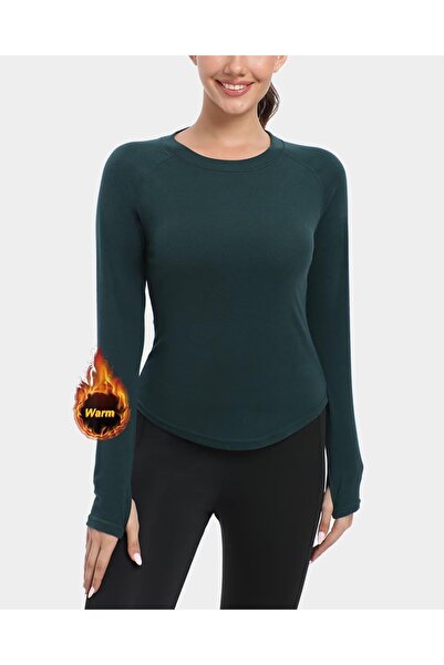OEM Tricou Termoactiv pentru Femei cu mânecă lungă Orificii pentru degete Ver...