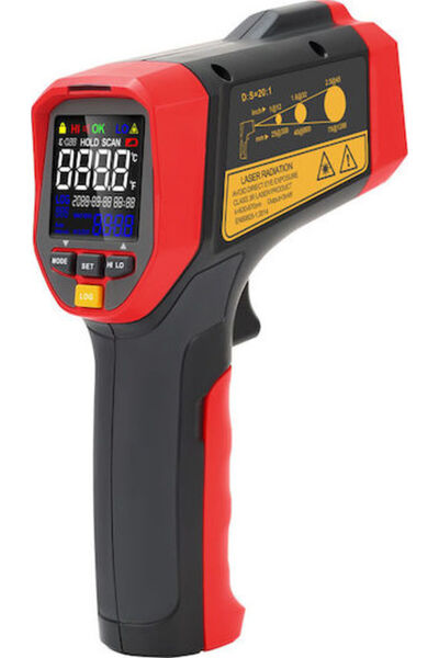 OEM Uni-T Υπέρυθρο Θερμόμετρο -32 ° C έως 1100 ° C με Αναλογία Απόστασης 20:1...