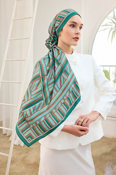 Silk Home Urban Hours Lines Taba Mayda Shawl