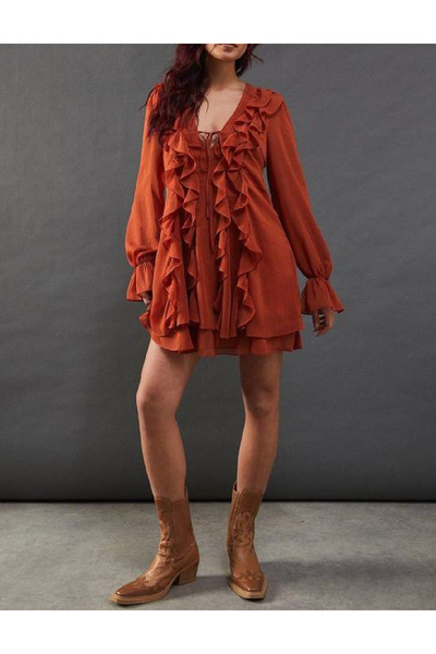 Evendi Rochie scurta, Caramiziu