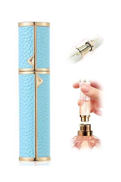 ASADAYS Atomizor de parfum reîncărcabil, cu închidere magnetică, din piele, p...