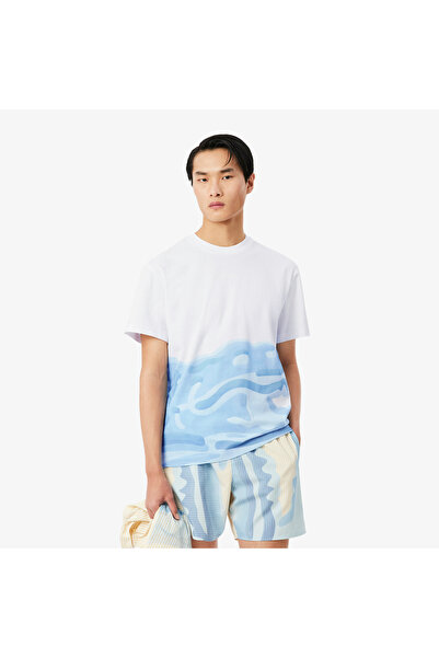 Lacoste Erkek Classic Fit Beyaz T-Shirt