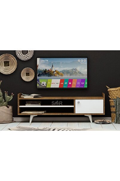 Vivense ESMOB TİCABA TV SEHPASI, MEŞE-BEYAZ