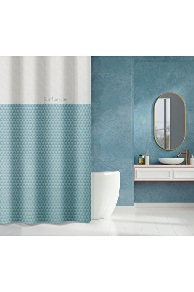 Guy Laroche Κουρτίνα Μπάνιου Tokyo Aqua 180x185 100% Polyester, Water Repellant