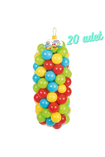 Öğrence Gezegeni Havuz Topu 7 cm Renkli 20 Adet