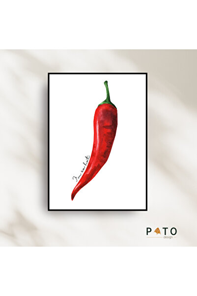 Pato Design 'I'm so hot' Dekoratif Tablo | Siyah Çerçeveli | MDF & UV Baskı