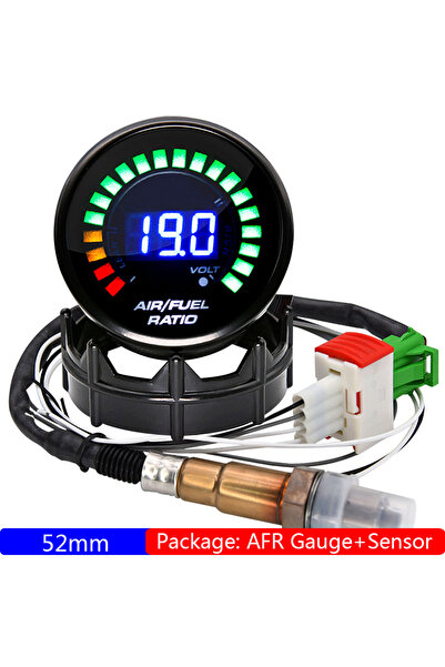 Choice1 Gauge and Sensor 52mm Air Fuel Ratio Gauge Digital AFR Display Narrow...