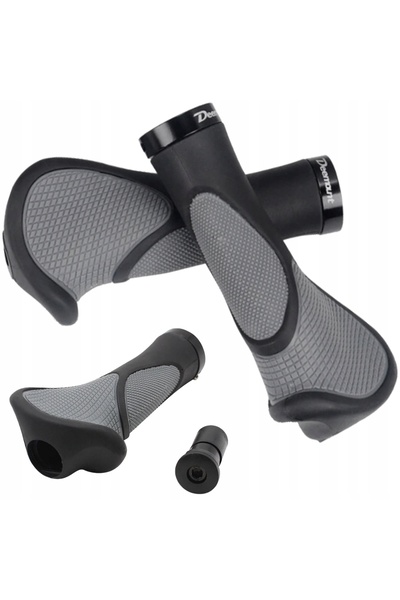 Velo Set 2 Manere Bicicleta, VELO, 140 mm, 22 mm, Absorbtia socurilor, Cauciu...