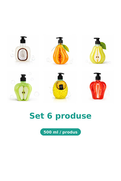 Tasty Set 6 Produse Tasty, Mix Cocos, Pepene Galben, Pere, Mar Extract, Anana...