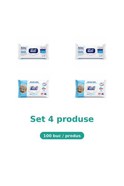 Fibril Set 4 Produse Fibril, Mix 2x Blue, 2x Xl Blue