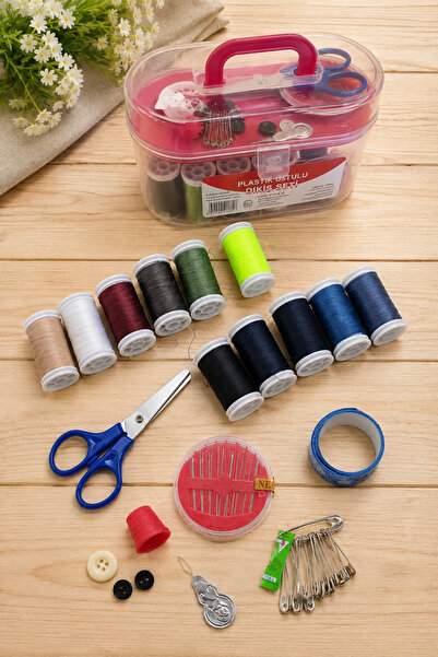 Liva Craft Σετ ραπτικής σε κουτί Makerco, Κουτί με είδη ραπτικής που χρειάζον...