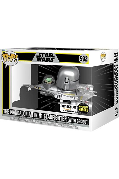 Funko POP! Ride Super Deluxe: Star Wars Hyperspace Heroes - The Mandalorian i...